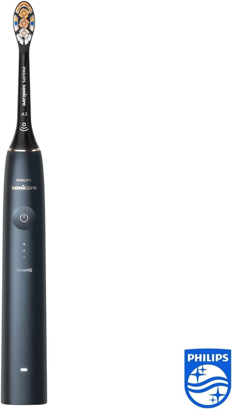 Philips Prestige 9900 Our Most Advanced Electric Toothbrush HX9992/12 with SenseIQ All-in-One Brush Head Artificial Intelligence in The Philips Sonicare App Colour: Midnight Blue - Image 2